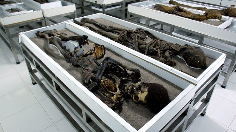 That’s a wrap: Ancient mummies slowly ‘melting’ into black slime (PHOTOS)