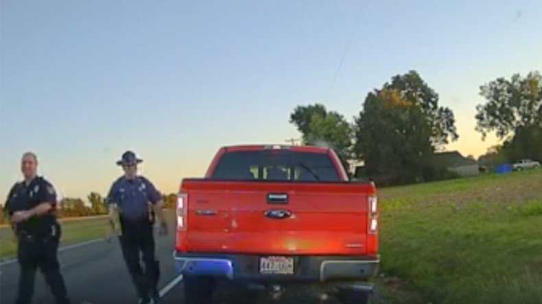 To protect and swerve: Police chief caught speeding, gets a laugh but no ticket (VIDEO)