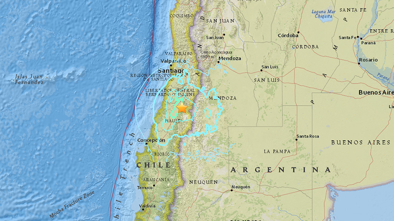 6.4 quake hits Chile, shakes capital Santiago