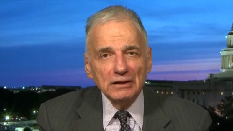 ‘It ought to be a crime’: Ralph Nader slams ‘two-party tyranny’ on RT (VIDEO)