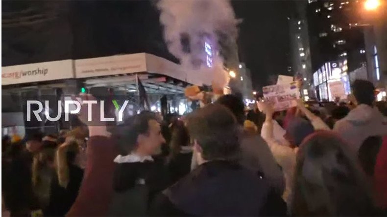Nationwide anti-Donald Trump protests marked by arrests, vandalism (VIDEO)