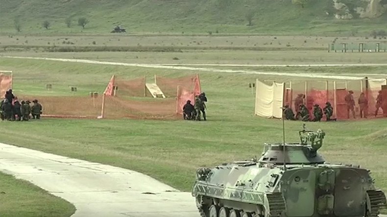 Slavic Brotherhood 2016: Paratroopers, drones & quadbikes deployed in anti-terror drills (VIDEOS)