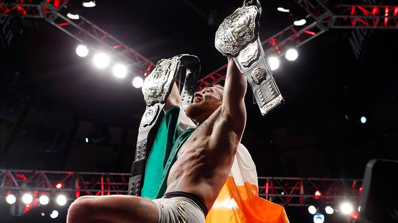'Respect to the king': Social media reacts to history-maker Conor McGregor