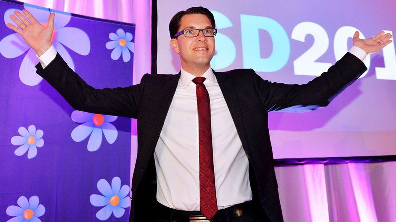 Far-right Sweden Democrats neck-and-neck in poll with 2nd most popular party 