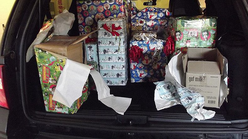 Christmas cancelled? Ohio troopers find 71 lbs of marijuana in festive wrap