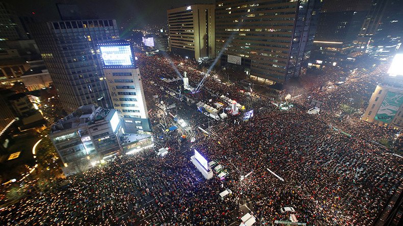 Over 1mn march in Seoul to demand President Park’s resignation (PHOTOS, VIDEOS)