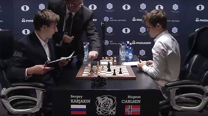 Carlsen-Karjakin, Game 7: New move, same result