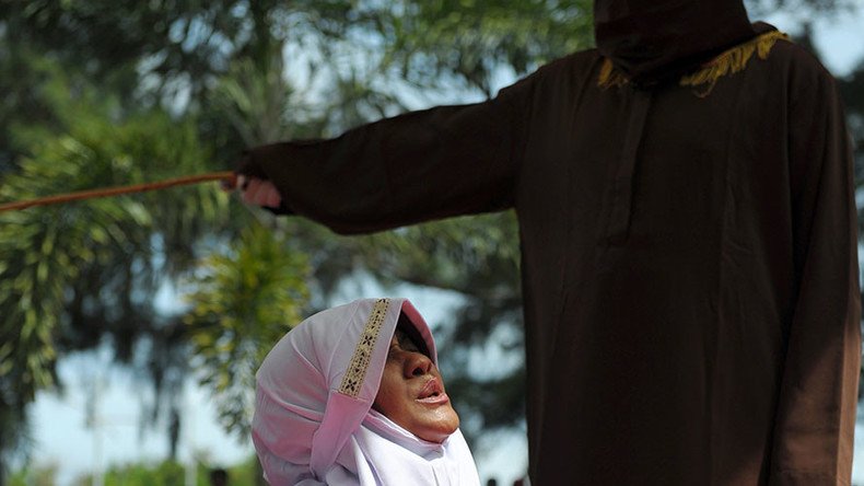 Students get 100 lashes for sex outside marriage in Indonesia 