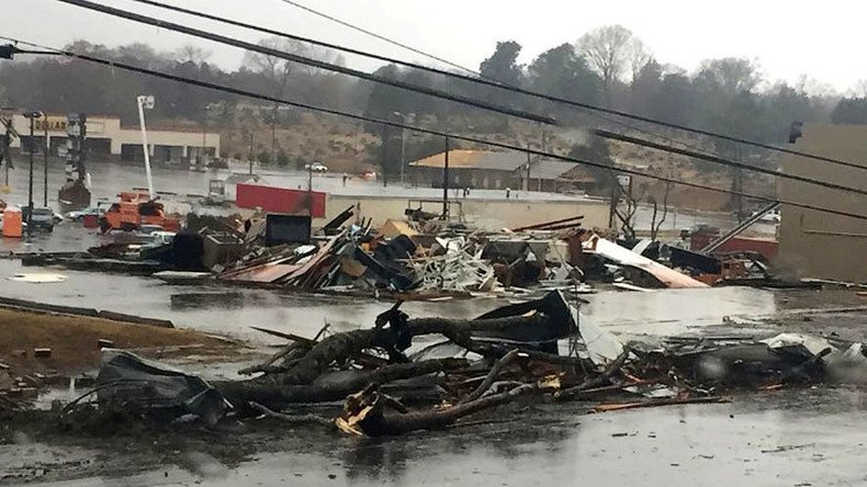 ‘Disaster zone’: Tornadoes kill at least 5 in southeast states (PHOTOS)