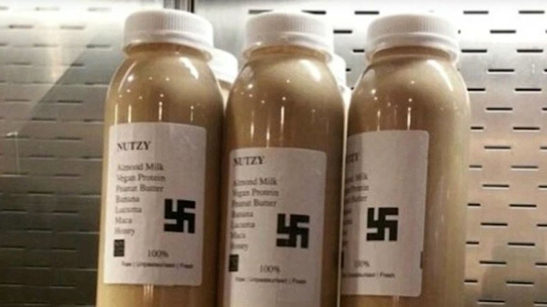 ‘Nazi smoothie’ with swastika label dropped from London café menu