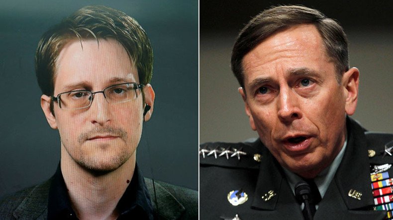 Snowden: Ex-CIA Director Petraeus ‘shared far more classified info than I ever did’