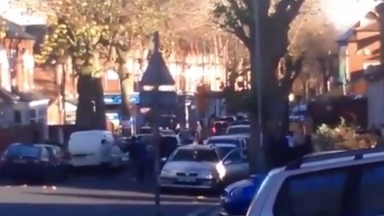 Rival gangs clash in mass brawl on Birmingham street (VIDEO)