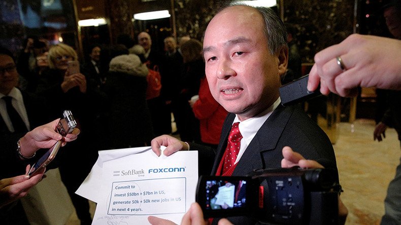 Japan billionaire plans to invest $50bn in US, create 50,000 new jobs