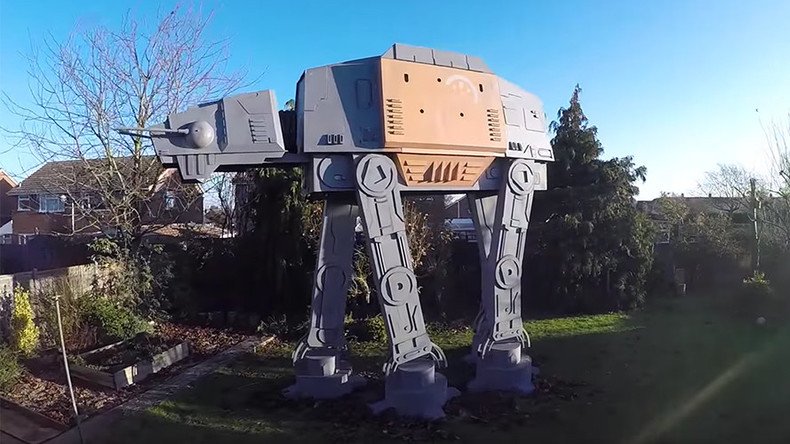 Inventor unveils stunning 'Star Wars' AT-AT walker replica 