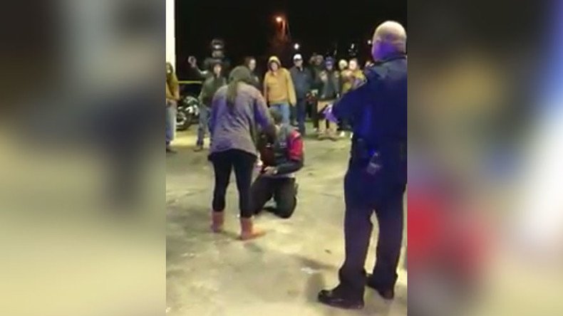 ‘Mocking police brutality’: Man stages fake standoff with cops to propose to his girlfriend