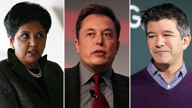 Tech support: Tesla, Uber & Pepsi CEOs join Trump’s advisory council