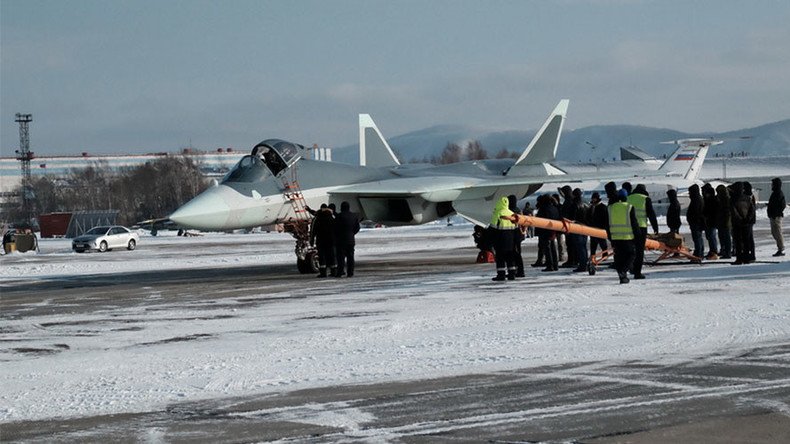 New photos reveal Russian advanced T-50 fighter plane test-flying