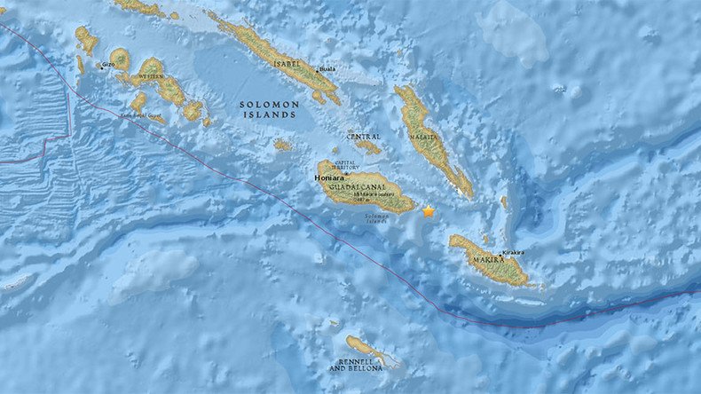 6.7 quake strikes off Solomon Islands
