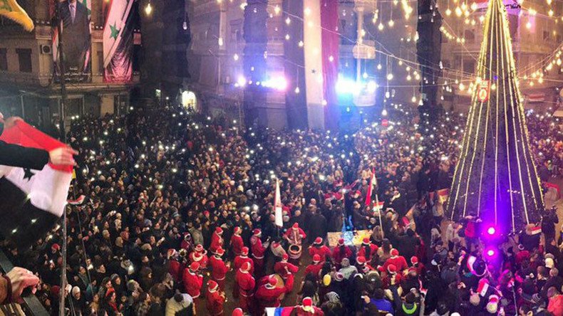 Explosion disrupts Christmas celebrations in Aleppo