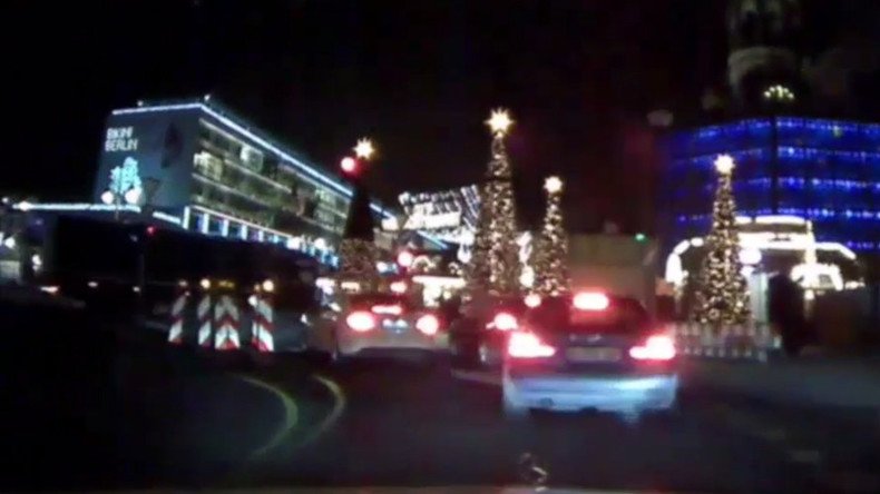 Dashcam footage from Berlin Christmas Market attack released (VIDEO)