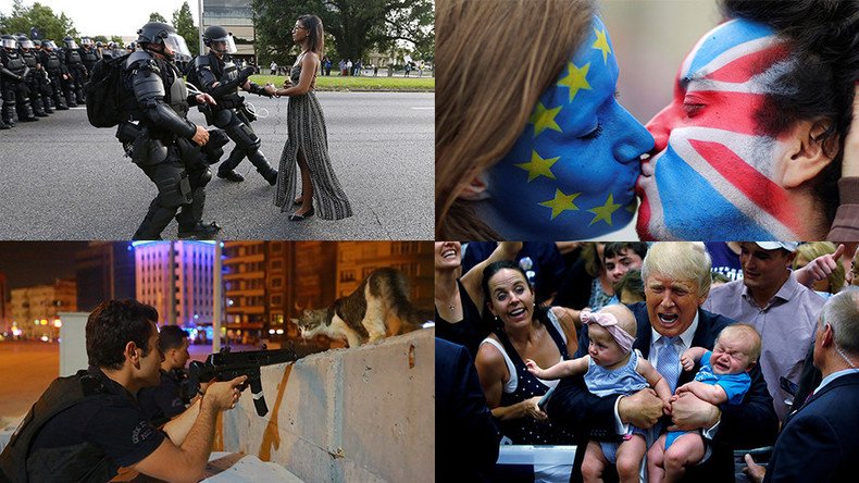 Curious cats, hijab volleyballers & DAPL violence: 2016 in photos