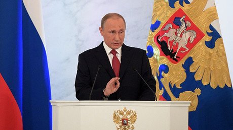 ‘We’ve never sought enemies, we need friends’: Top quotes from Putin’s annual address