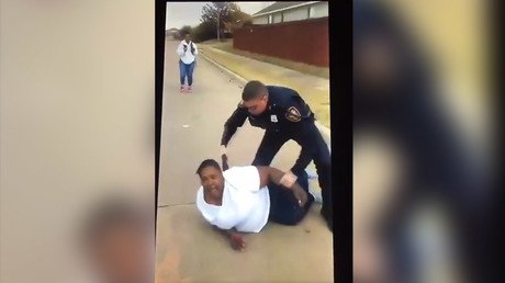 Mother calls police after alleged assault on son, Texas cop violently arrests her instead (VIDEO)