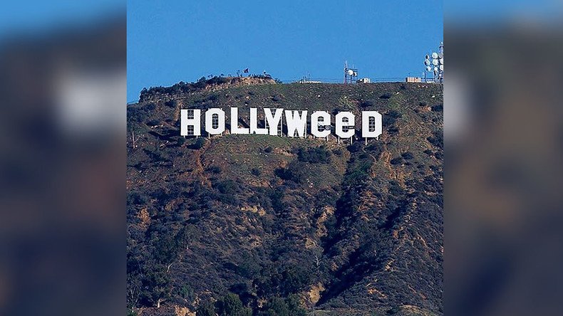 Prankster changes Hollywood sign to read ‘Hollyweed’ (PHOTOS)