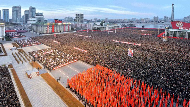N. Korea holds mass rally after Kim Jong-un’s New Year’s ‘nuke’ message (PHOTOS)