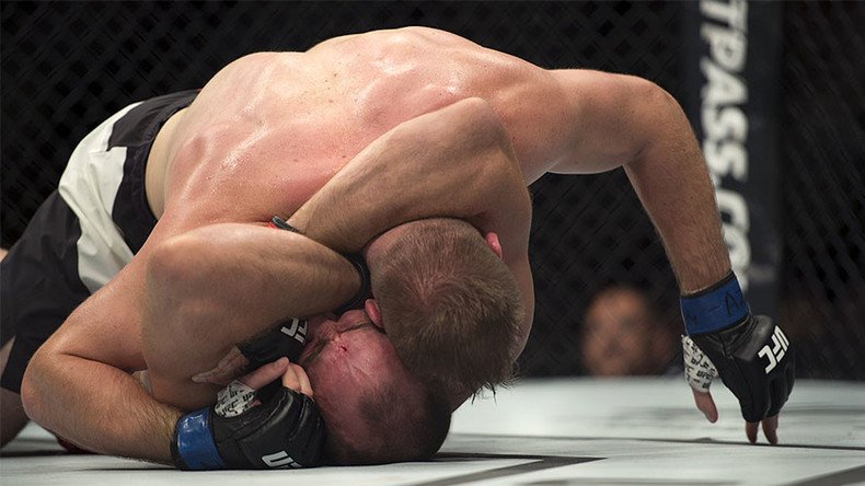 First in UFC history: Russian fighter wins with unusual choke hold  