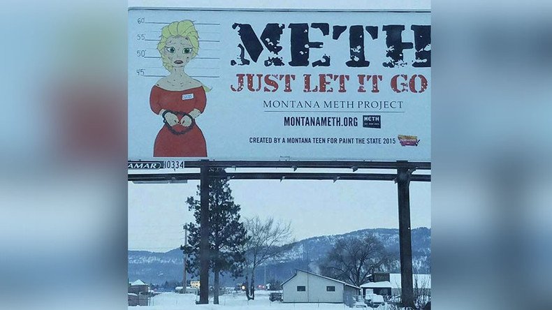 ‘Meth, just let it go’: Frozen’s Elsa used to scare teens off drugs