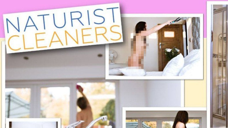 ‘Nothing sexual’: Naked maids wanted to clean homes, £45 per hour