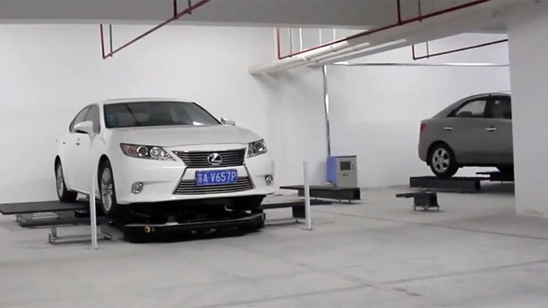 Robotic parking garage opens in China (VIDEO)