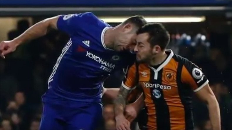 Premier League footballer Ryan Mason fractures skull in horror collision (VIDEO)
