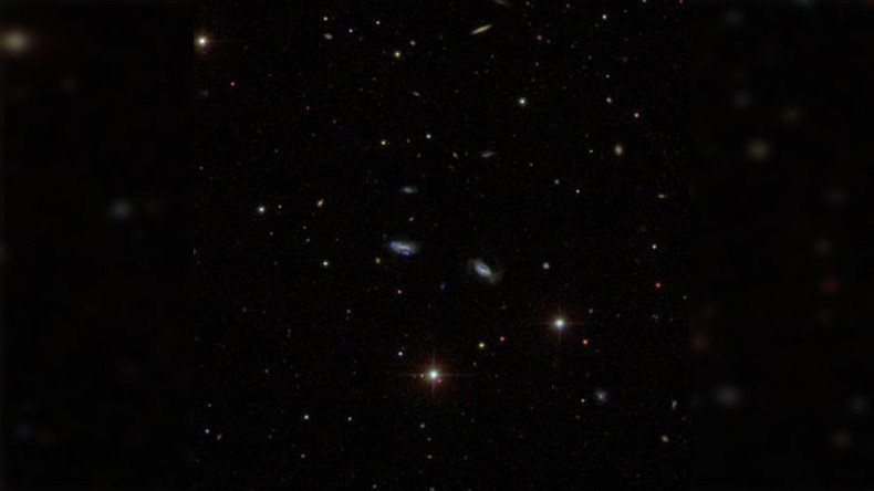 Astronomers find merging dwarf galaxies to back collision-forming theory