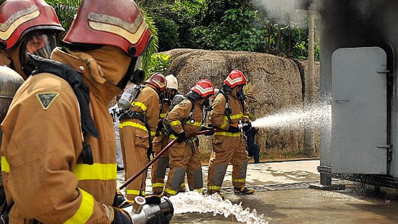 Caught short: Firefighters rescue man with penis trapped inside water bottle (PHOTO)