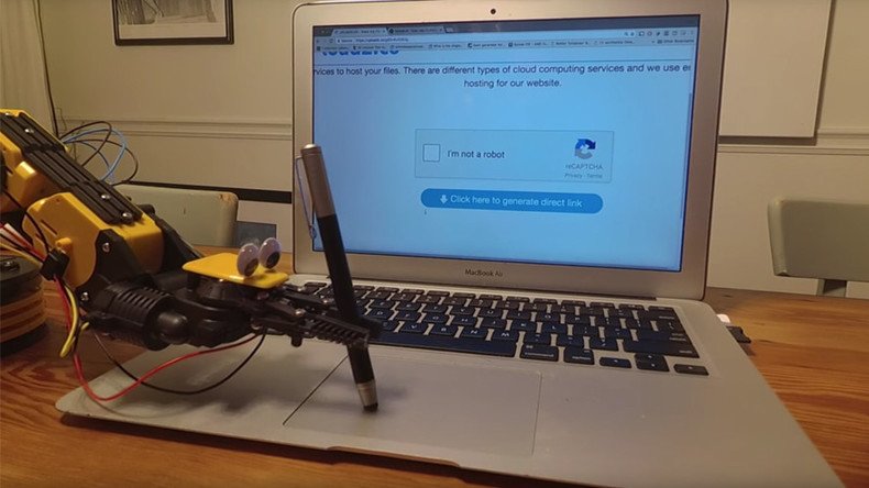 CAPTCHA gotcha: Robot fools computer into thinking it’s human (VIDEO)