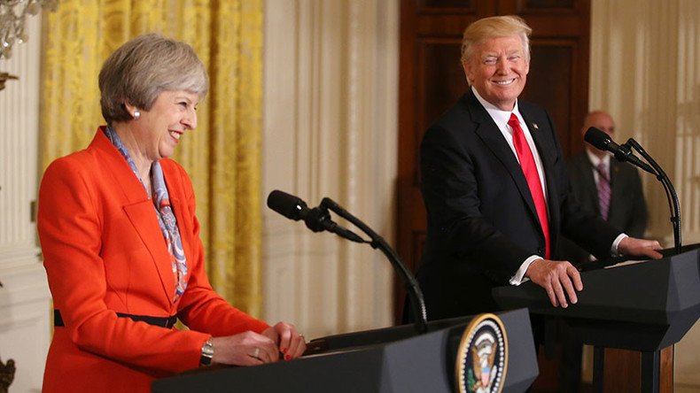 UK’s May puts The Donald on best behavior… but who got the deal?