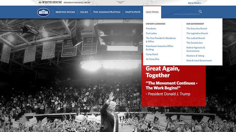 Judicial branch reappears on White House website after social media outrage