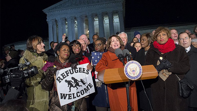 Protest ‘a mess’: Trump slams Democrat leadership in tweet (VIDEO)