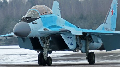 Russia presents new MiG-35 fighter jet designed to potentially use laser guns 
