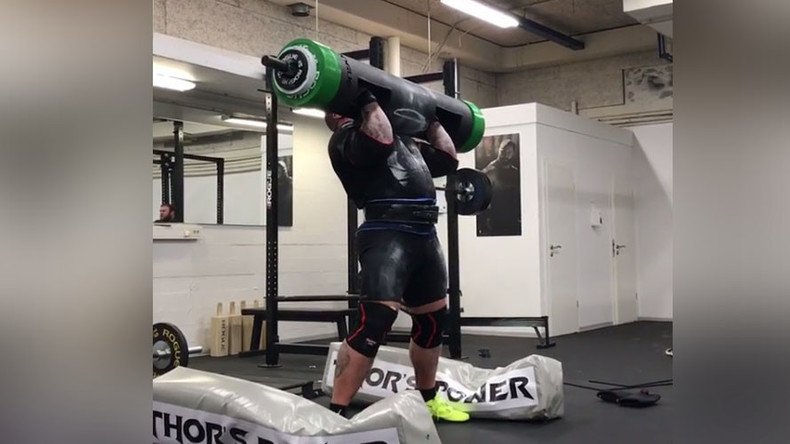 ‘Game of Thrones’ strongman gets pumped in explosive 455lb log lift