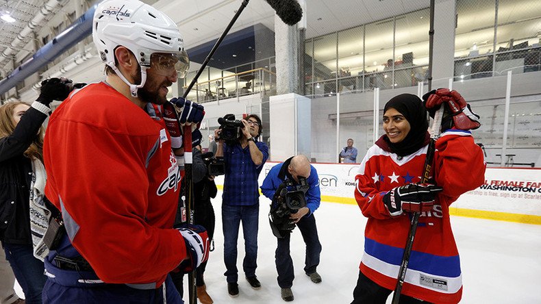 UAE women’s ice hockey player impresses her heroes on US visit 