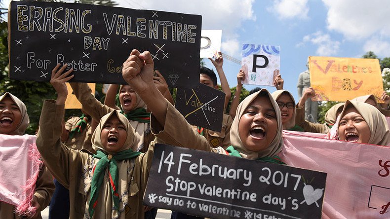 Condoms seized by Indonesian cops in Valentine’s Day crackdown