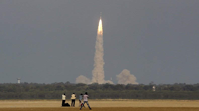 India to set record with 104 satellites launched aboard single rocket