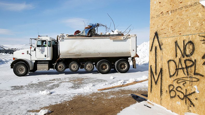 Dakota Access Pipeline protest camps deteriorating
