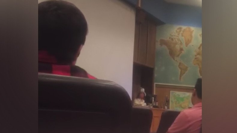 Student suspended after filming professor who called Trump’s election ‘an act of terrorism’