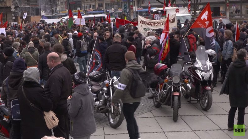 4,000 police for 1,500 protesters: Anti-NATO activists rally at Munich Security Conference (VIDEO)