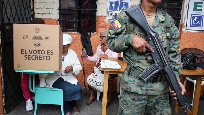 Moreno beating Lasso in 1st round of Ecuador’s presidential election