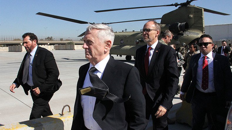 ‘We’re not here to seize oil’: US defense secretary arrives in Baghdad on unannounced visit